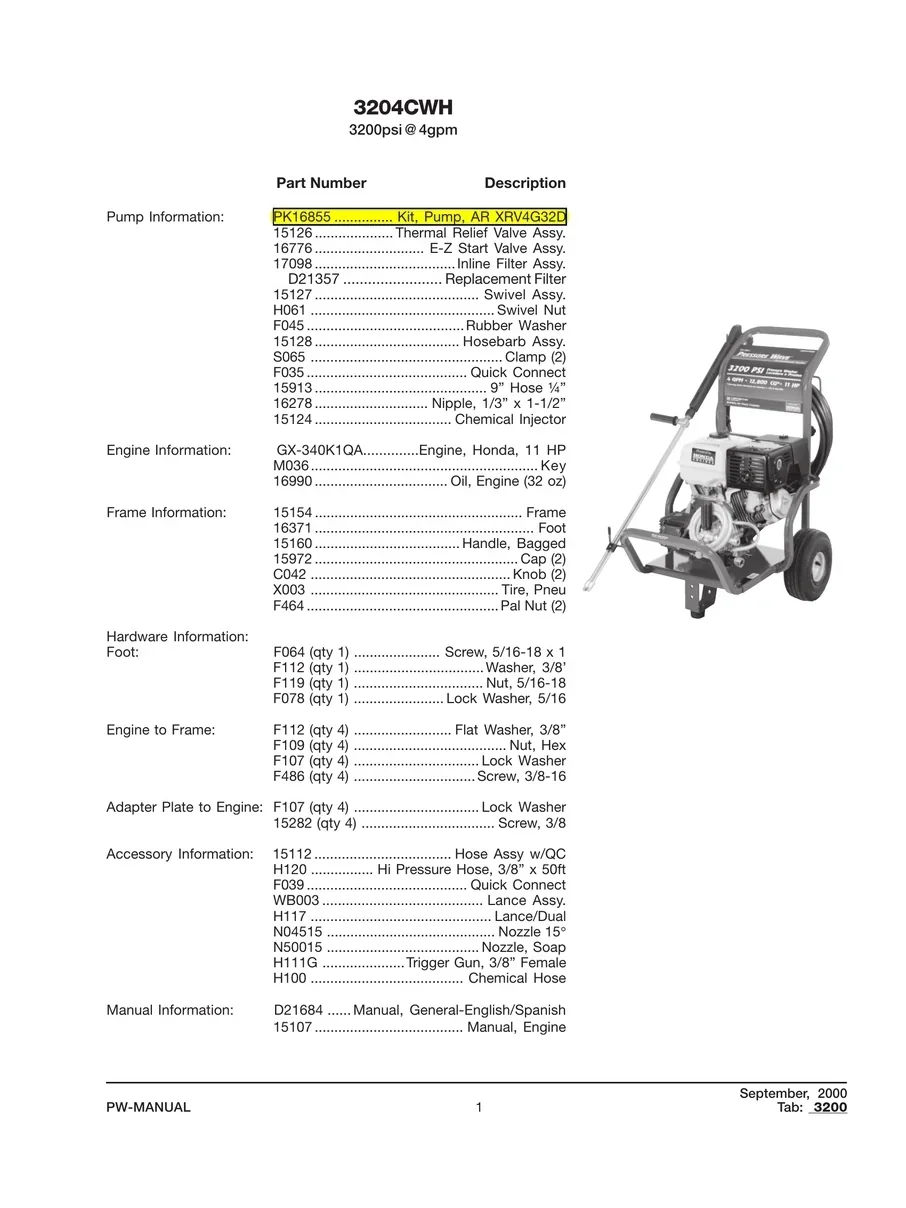 PRESSURE WAVE, 3204CWH, IPL.1